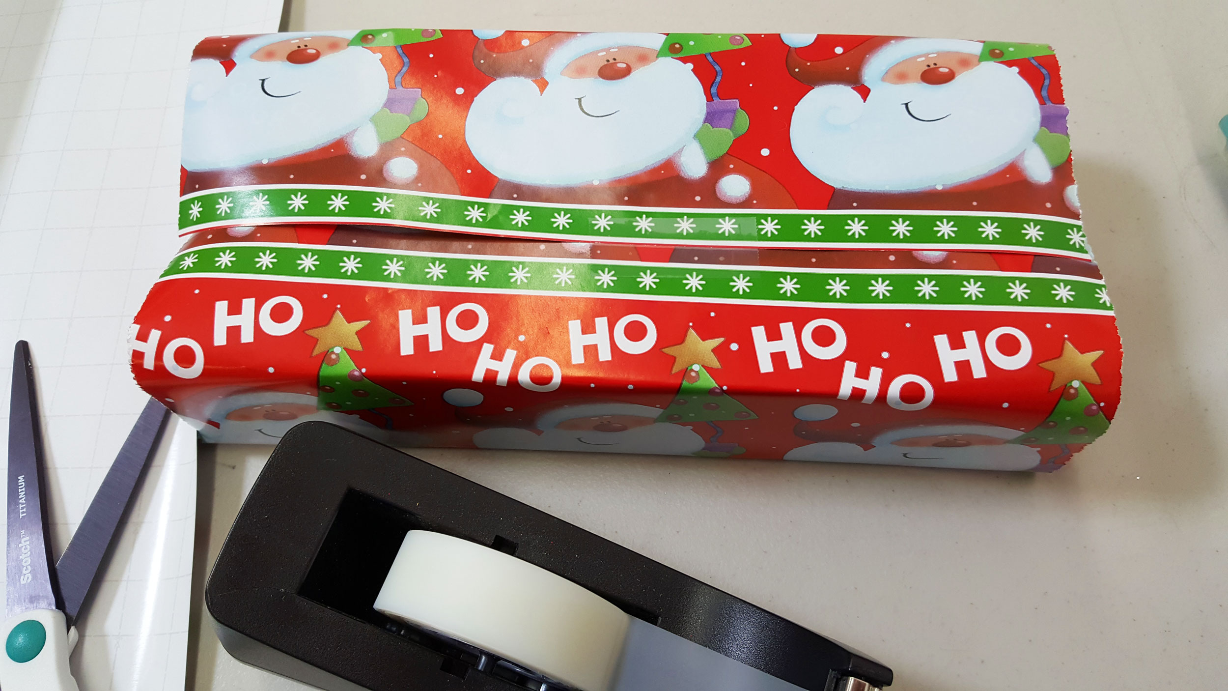 Gift Wrapping For Beginners Step 2