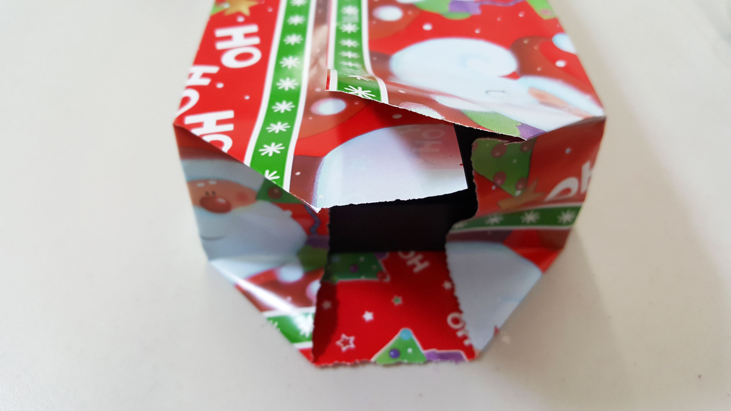Gift Wrapping For Beginners Step 3a