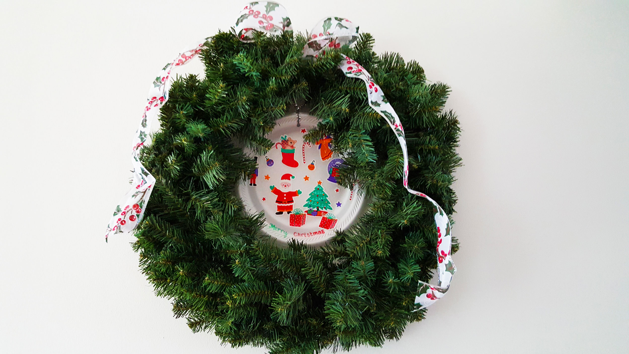 Step 5 is to hang your DIY Holiday Wreath in your home. | OrnamentShop.com