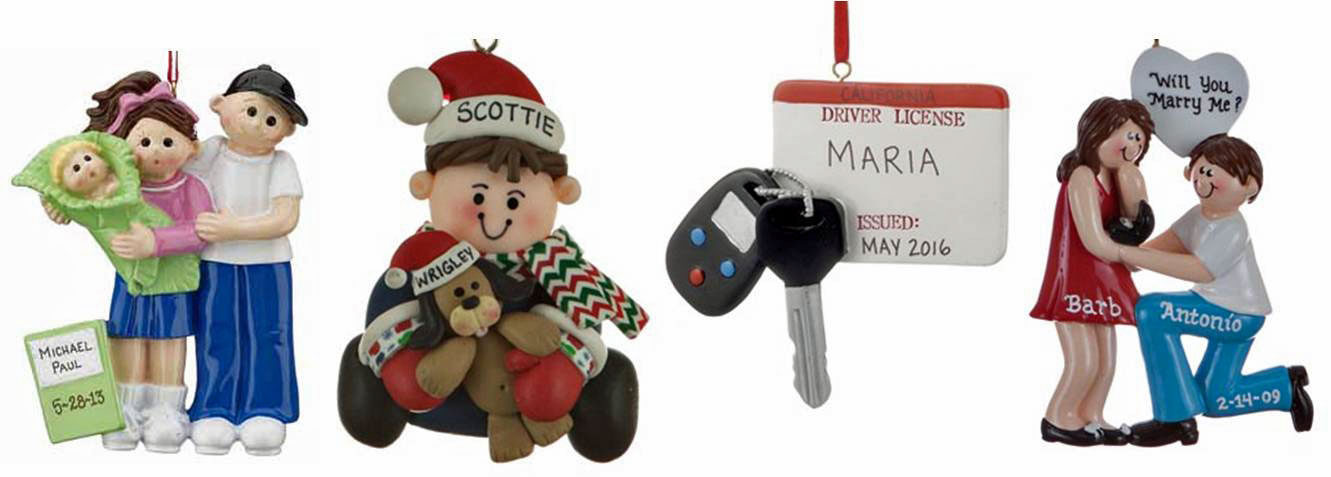 More examples of ornaments for you to find the right personalized gift topper for the next celebration | OrnamentShop.com