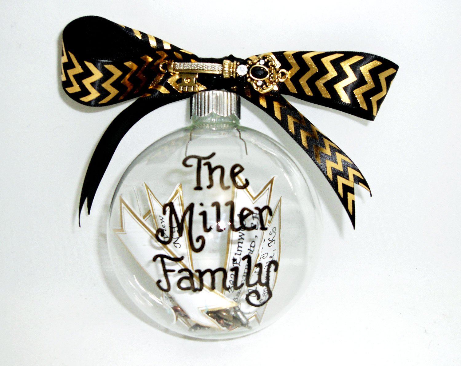 Finished DIY New Home Ornament For The Miller Family | OrnamentShop.com