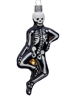 Skeleton Halloween ornament to celebrate the holiday. | Ornament Shop