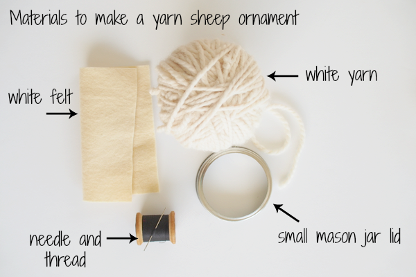 Sheep Ornament Materials