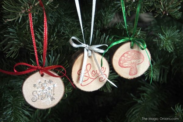 unique wood christmas ornaments