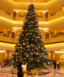 Emirates Palace Hotel Christmas Tree | OrnamentShop.com