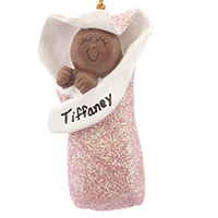 Baby Girl Newborn Ornament