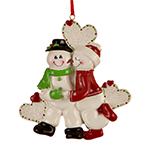 Snowman Couple Ornament | OrnamentShop.com