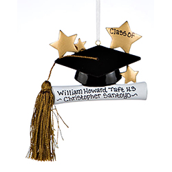 Graduate Hat and Tassel Ornament | OrnamentShop.com