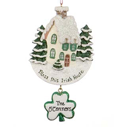 Irish Winter House Ornament | OrnamentShop.com