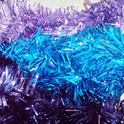 Blue And Purple Tinsel | OrnamentShop.com