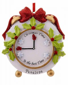 Alarm Clock Christmas Ornament | OrnamentShop.com