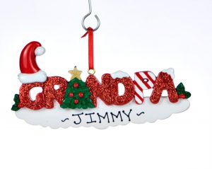 Grandpa Letters Christmas Ornament | OrnamentShop.com