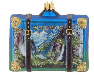 Yosemite Travel Suitcase Christmas Ornament | OrnamentShop.com