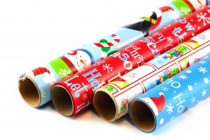 Cut The Wrapping Paper To Fit The Gift | OrnamentShop.com