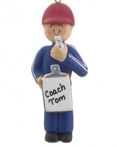 Coach Male with a Whistle | OrnamentShop.com
