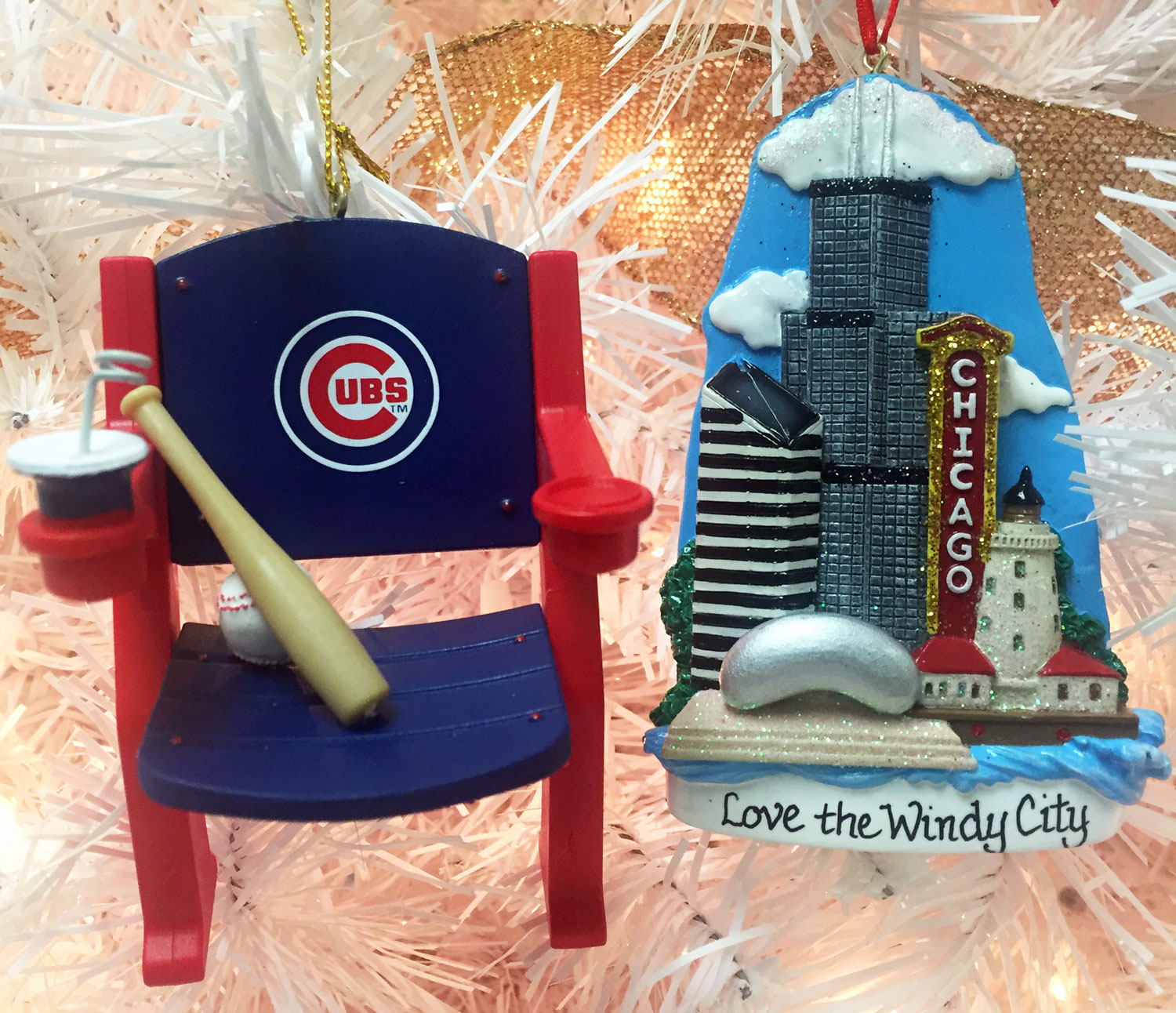 Celebrate Travel Tuesday in Chicago, "the Windy City," with the Cubs and our team | OrnamentShop.com