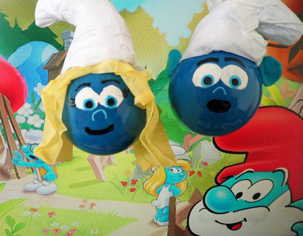 DIY Smurf Ornaments