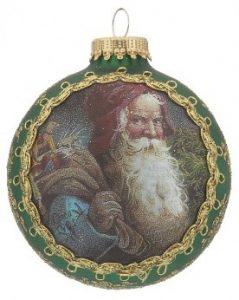 A Jultomten ball ornament, the traditional Santa Claus from Sweden | OrnamentShop