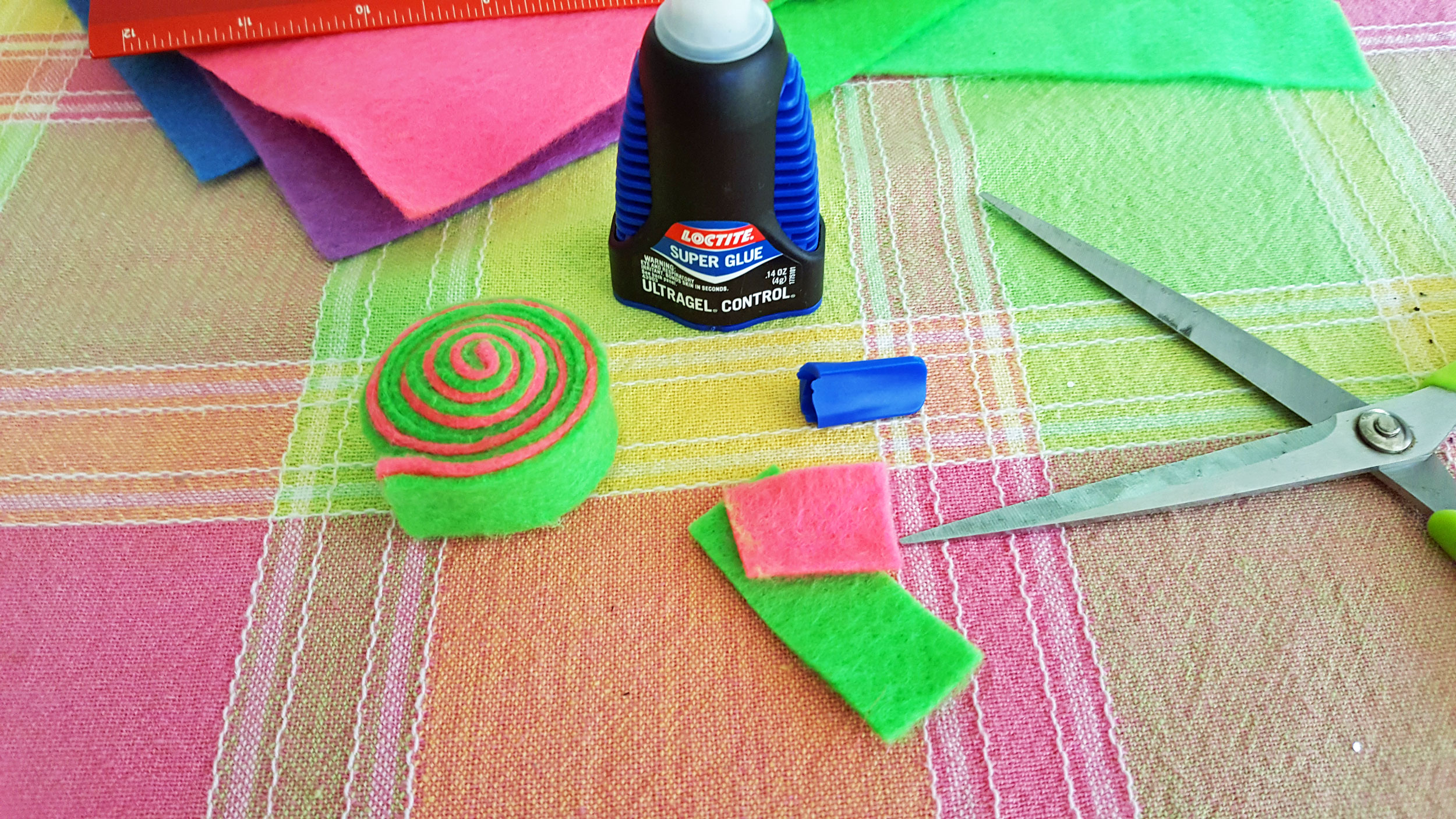 Step 3 is to trip your rolled felt. | OrnamentShop.com