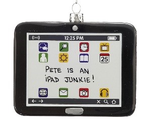An iPad or tablet ornament. | OrnamentShop.com