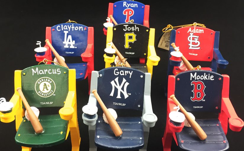 Ornaments of stadium chairs from all the best MLB teams in baseball. | OrnamentShop.com