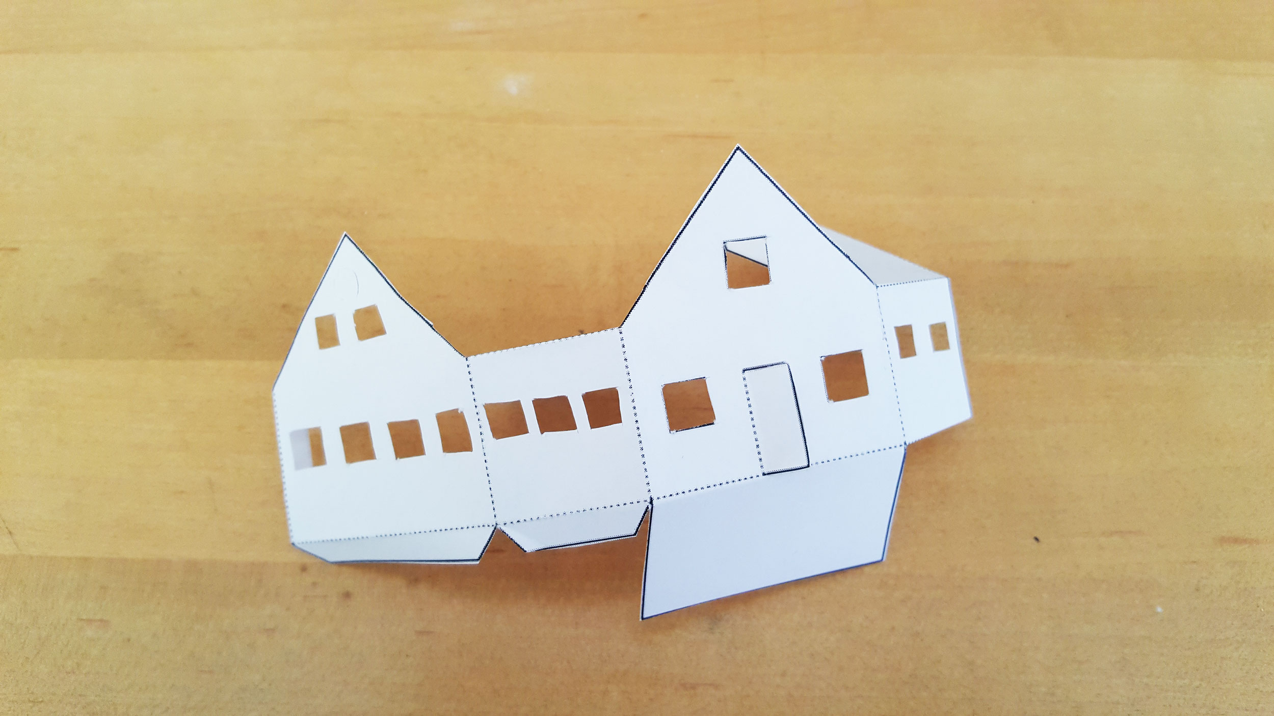 Folding Paper House Ornament | OrnamentShop.com