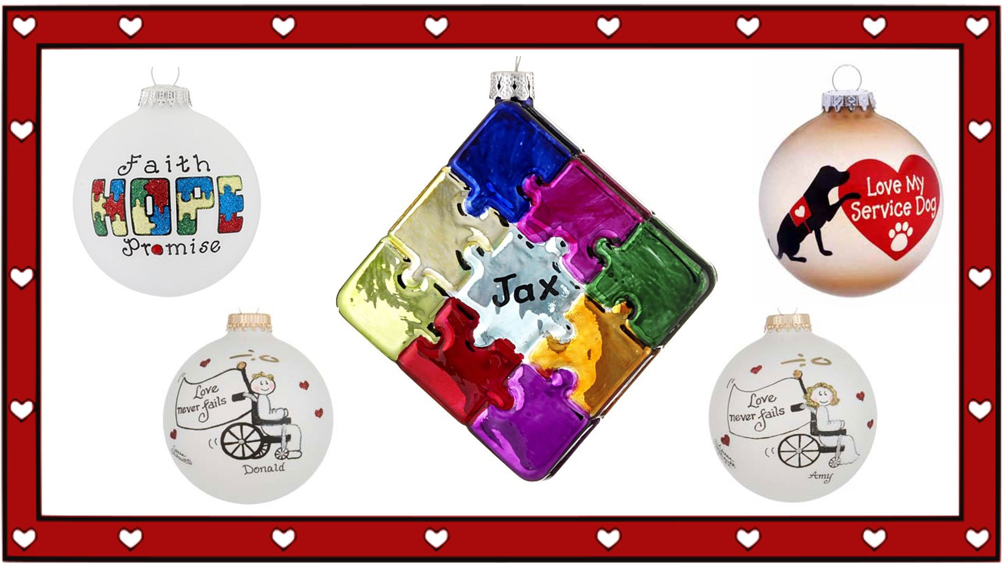 Personalized Special Needs Ornaments | OrnamentShop.com