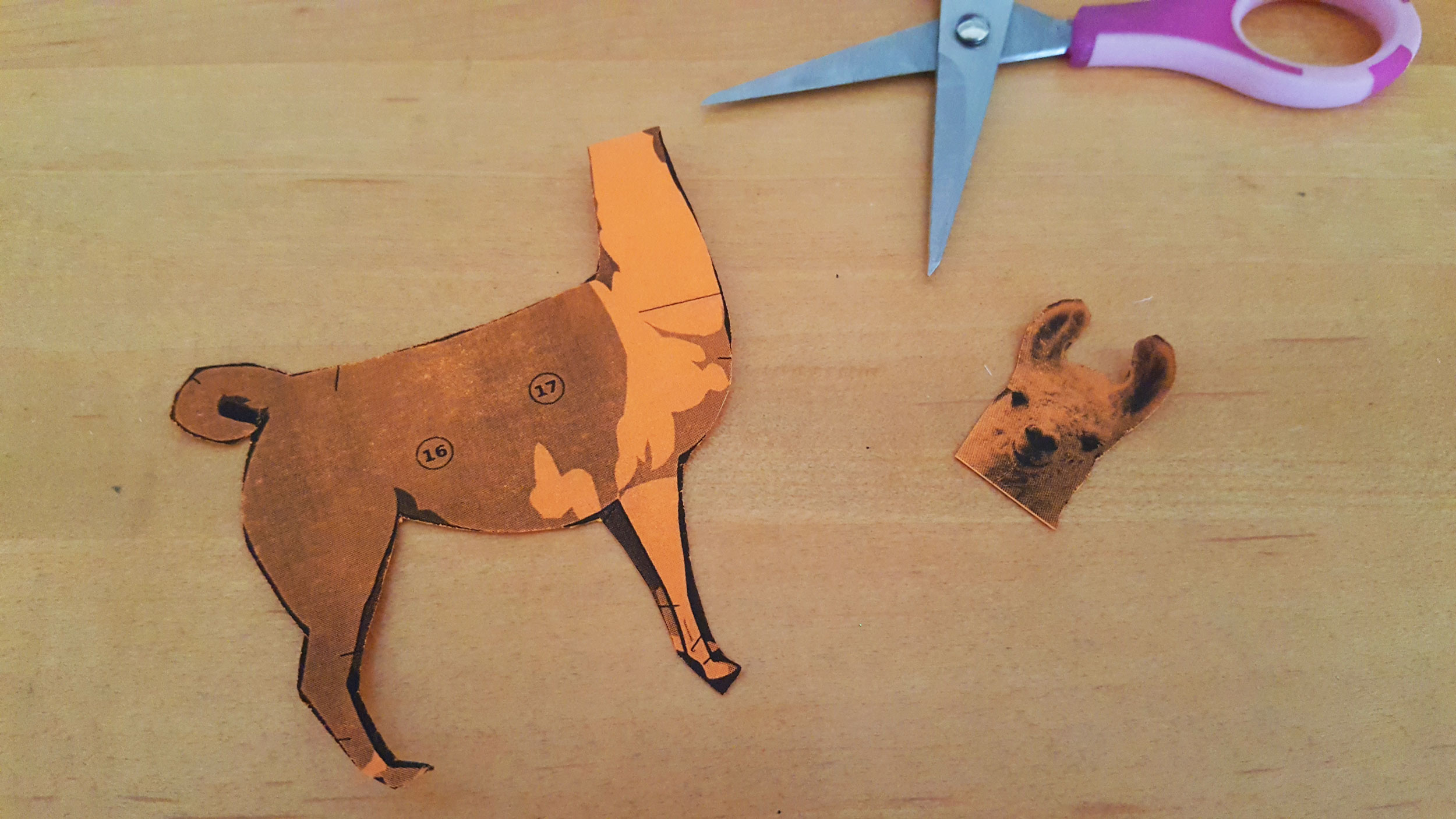 Llama Ornament Step 1 is to print out the picture of your llama and then cut the llama out. Trace and also cut it out on the cardboard paper for the base of your ornament. | OrnamentShop.com