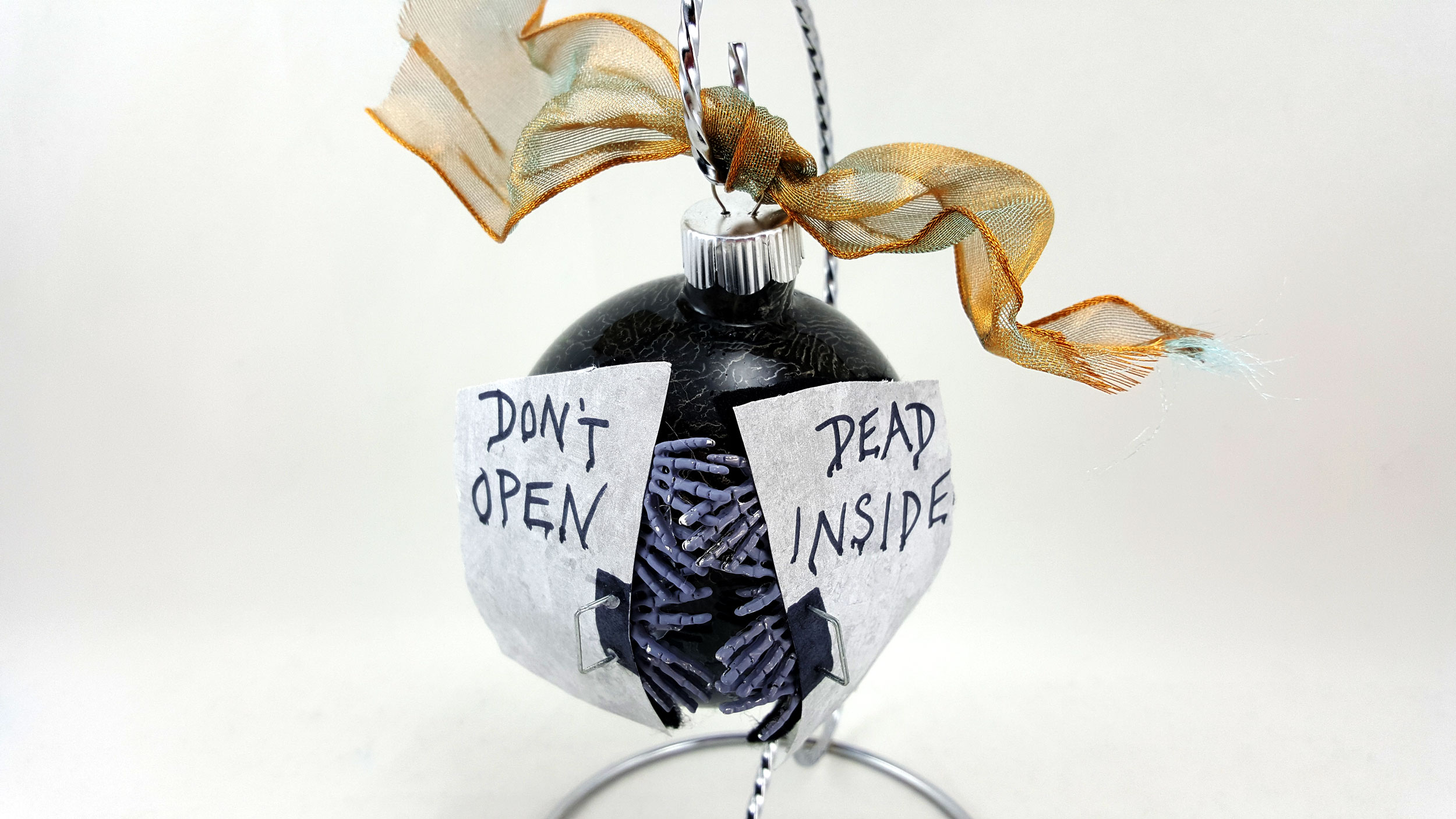 DIY Walking Dead Ornaments Featured Image