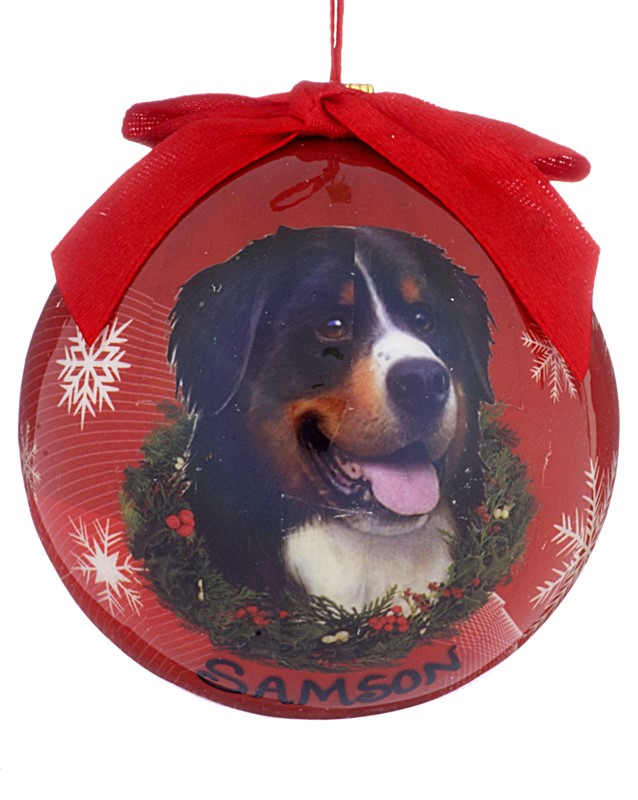 A personalized dog ornament is the perfect Christmas gift for a child who has a new pet. | OrnamentShop