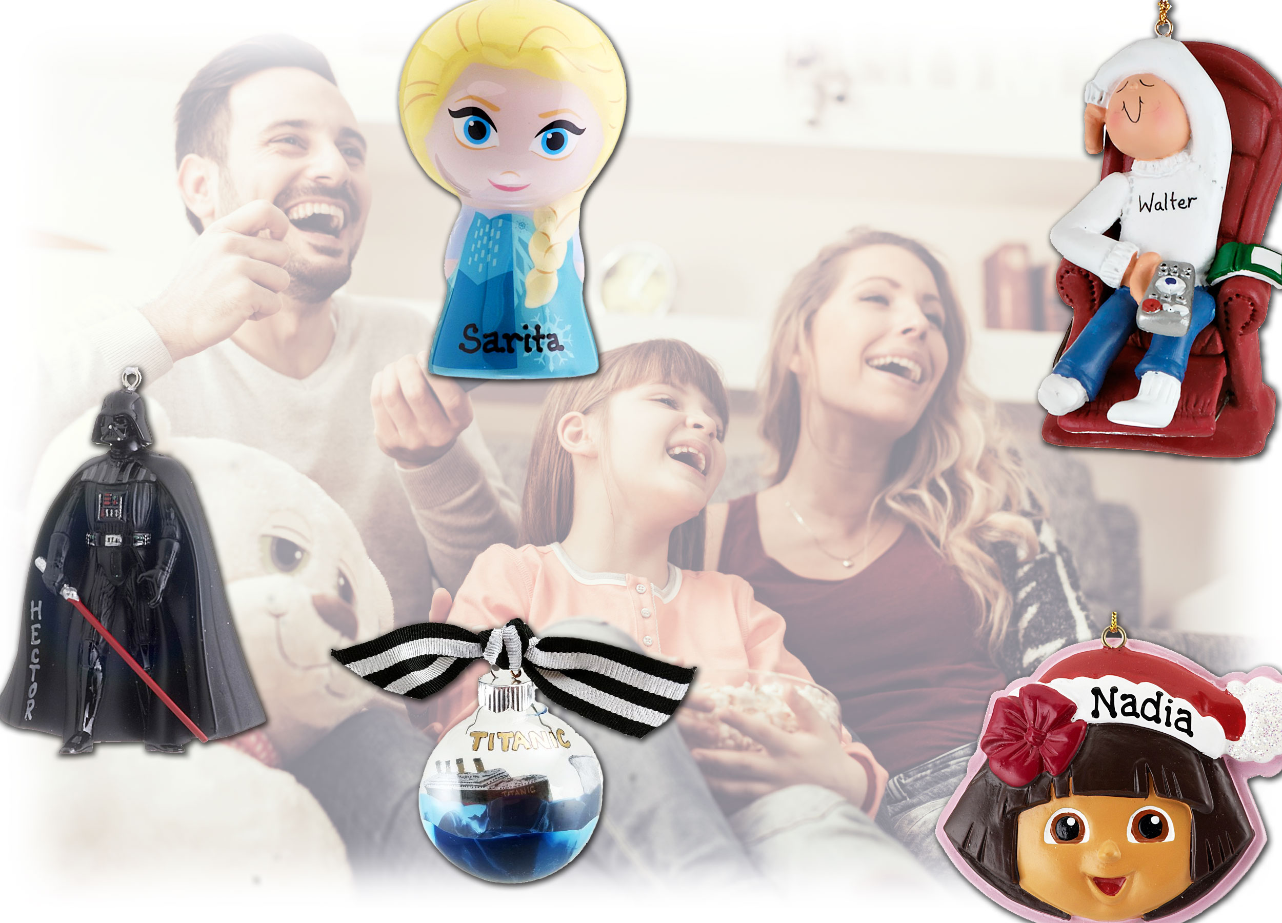 Find movie, TV show and series ornaments this Christmas. | OrnamentShop.com