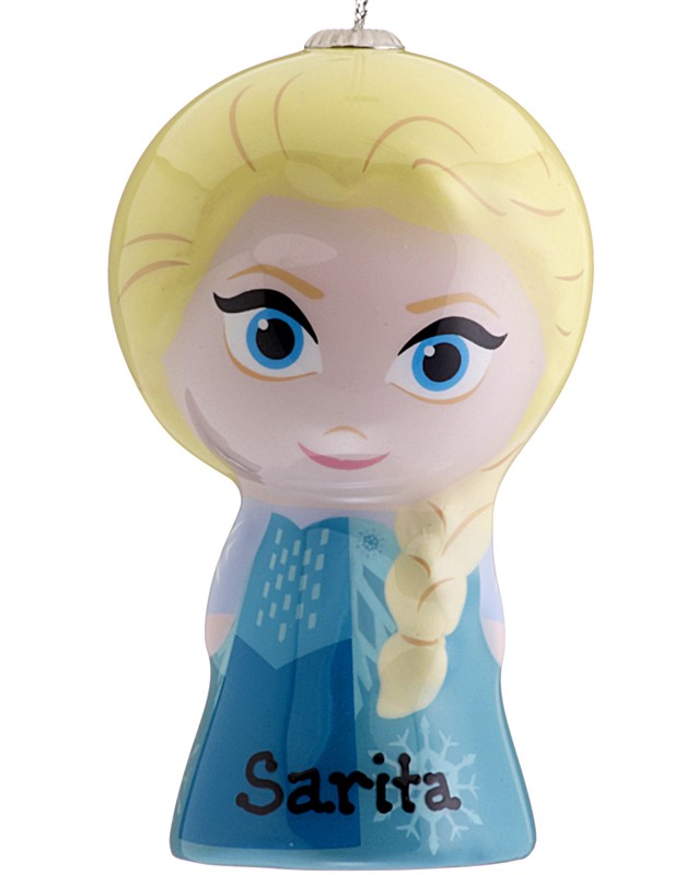 A big head Elsa ornament from Frozen. | OrnamentShop.com