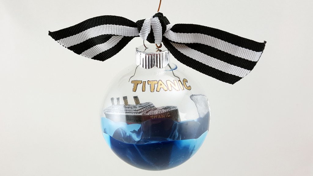 A DIY Titanic ornament for you to make. | OrnamentShop.com