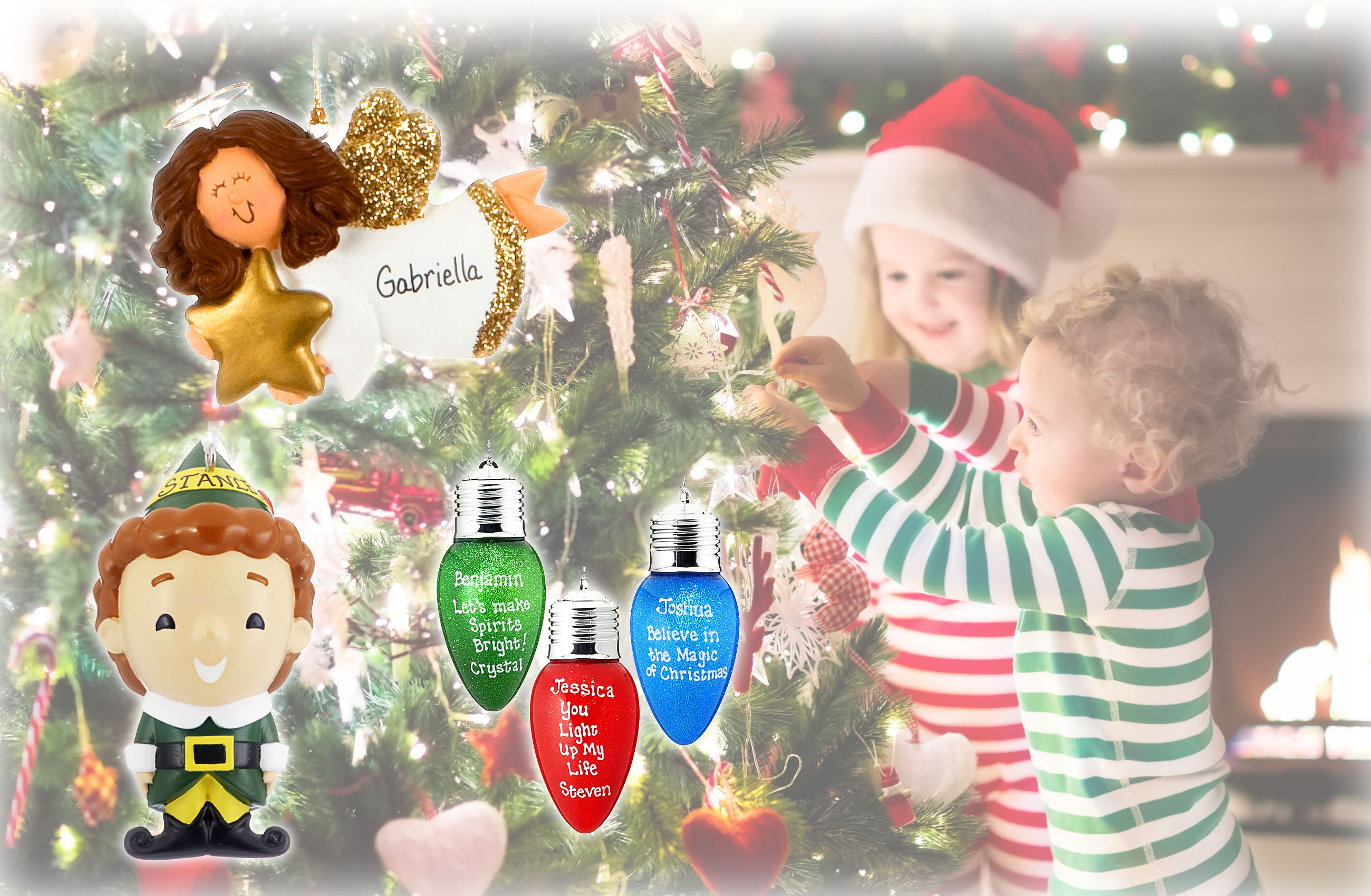 Kids save their favorite ornaments to hang on the tree for Christmas Eve. | OrnamentShop.com