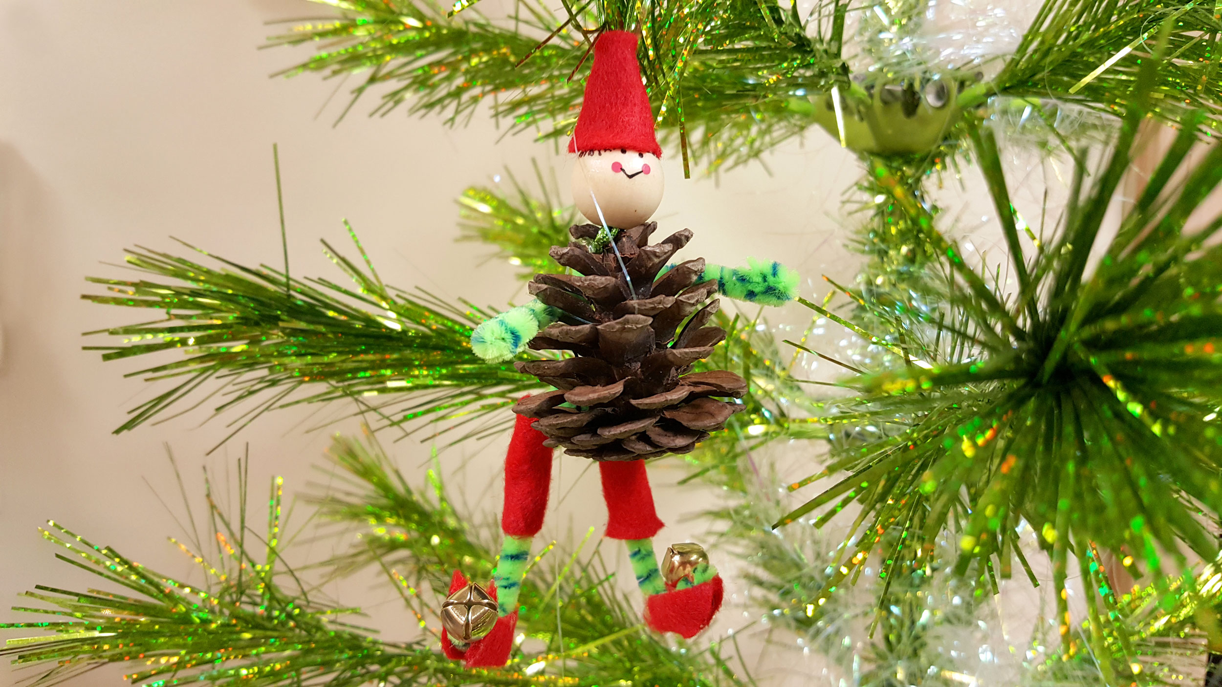 Pine Cone Elf Ornaments