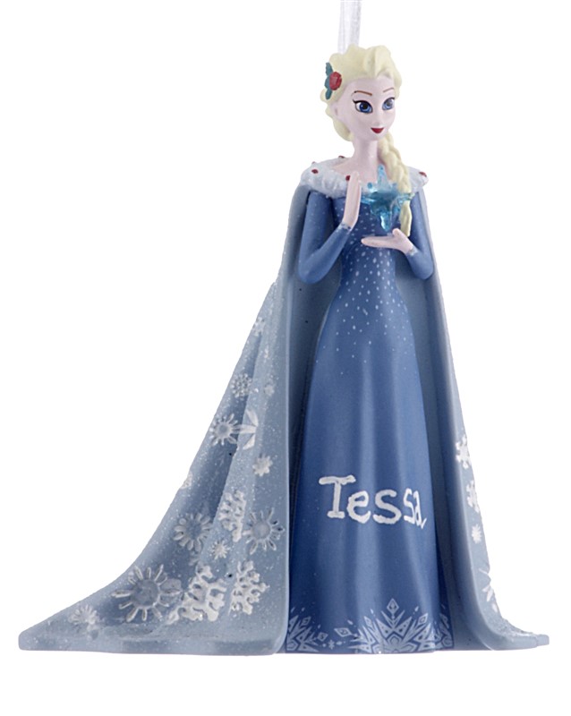 The perfect Christmas ornament for a child, find Disney ornaments including Elsa from Frozen. | OrnamentShop.com