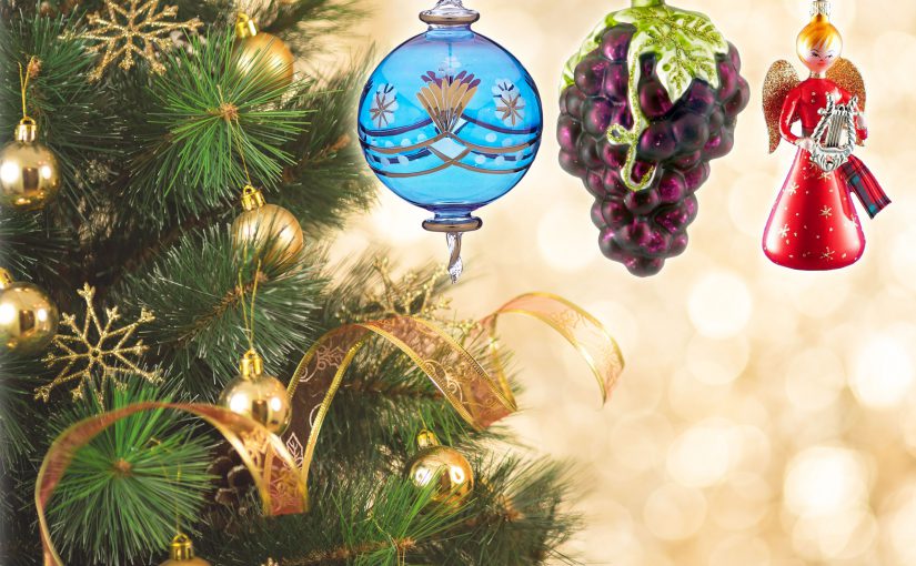 Polish, Italian & Egyptian glass ornaments have unique qualities to represent each location in 24k gold, glitter, feathers and more! | OrnamentShop.com