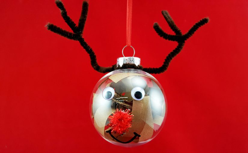 reindeer ornament completed