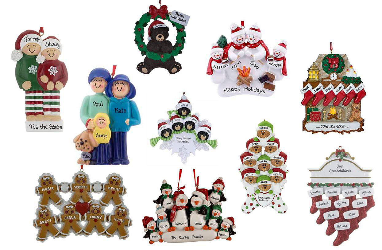 Favorite holiday family ornaments at OrnamentShop.com | OrnamentShop.com