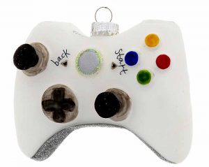 An XBox controller ornament that can be personalized with a friend's name for Christmas. | OrnamentShop.com