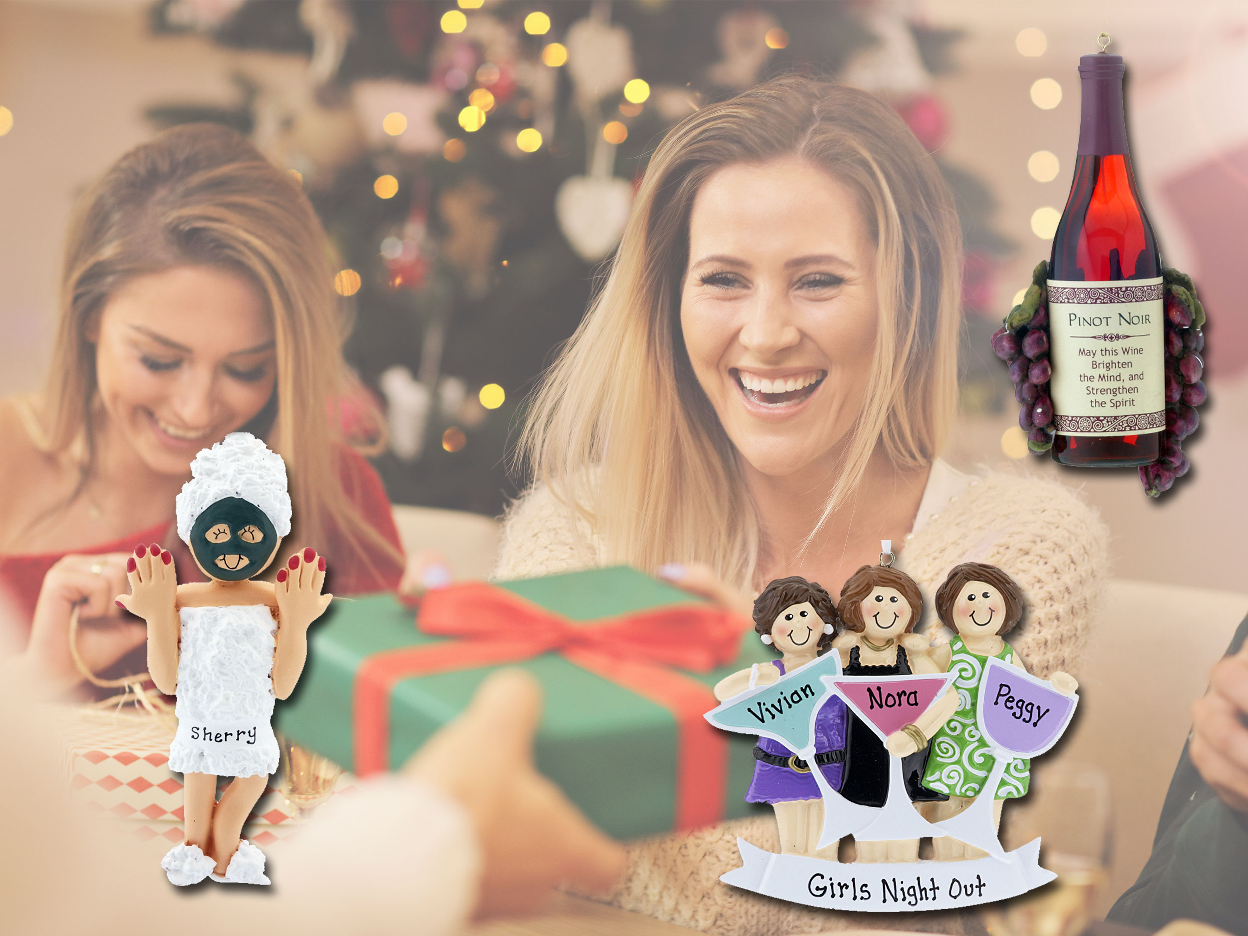 Find the best personalized ornaments for girlfriends to represent her unique hobbies, interests and your friendship. | OrnamentShop.com