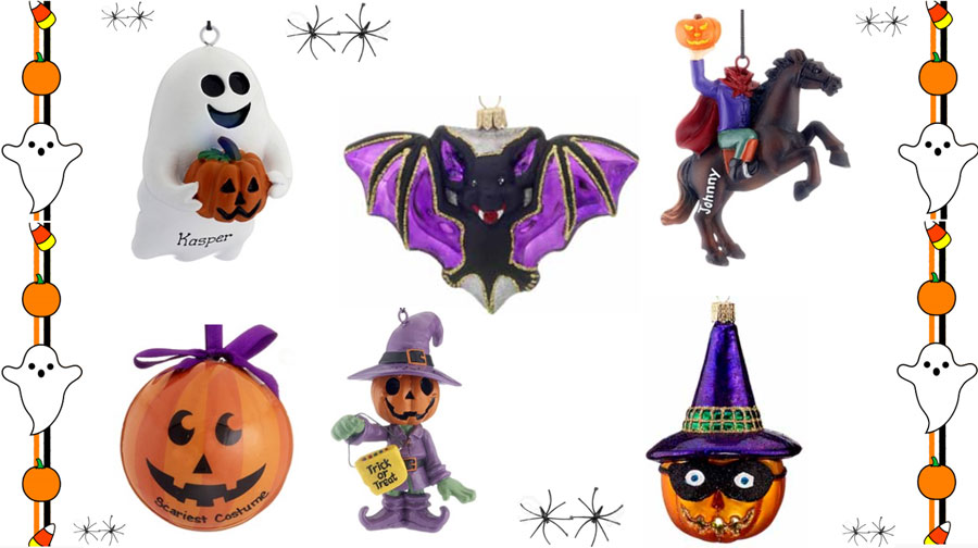Assortment of Halloween Ornaments | OrnamentShop.com